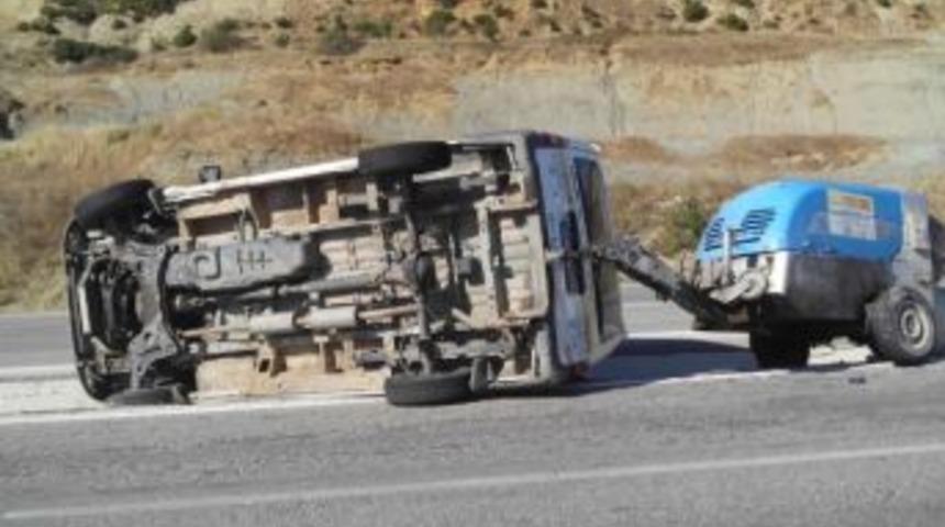 Keşan’da Kaza 2 Yaralı..