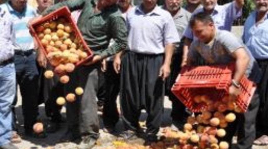 Fiyatlara Tepki G&ouml;steren &Uuml;reticiler Şeftaliyi Yere D&ouml;kt&uuml;