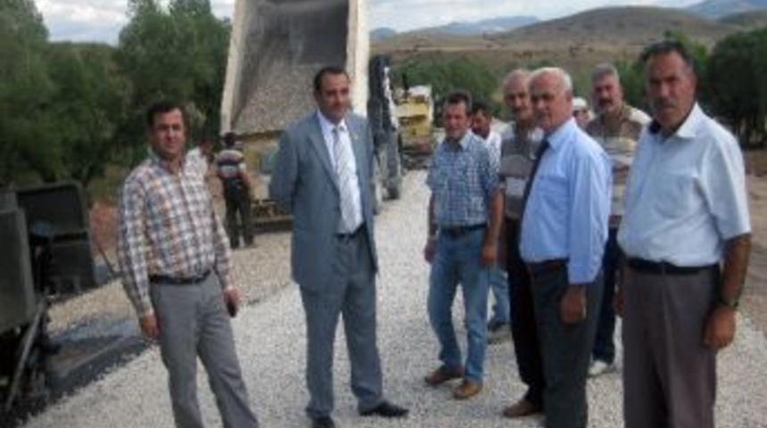 G&uuml;m&uuml;şg&ouml;ze Yolu Asfaltlandı