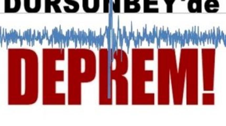 Dursunbey'de Deprem
