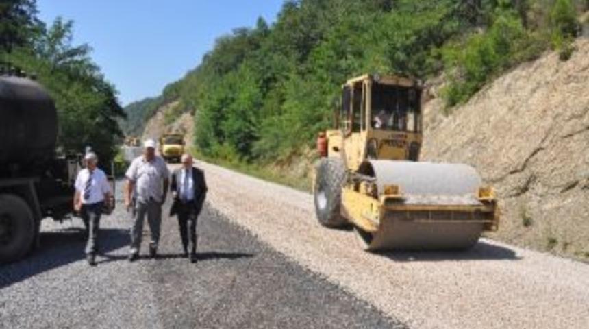 Kaymakam &Ccedil;ay Bağlantı Yollarında İncelemelerde Bulundu