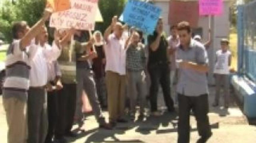 DEDAŞ b&ouml;yle protesto g&ouml;rmedi