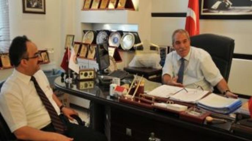 Kaymakam Orhan&rsquo;dan Demirtaş&rsquo;a Veda Ziyareti