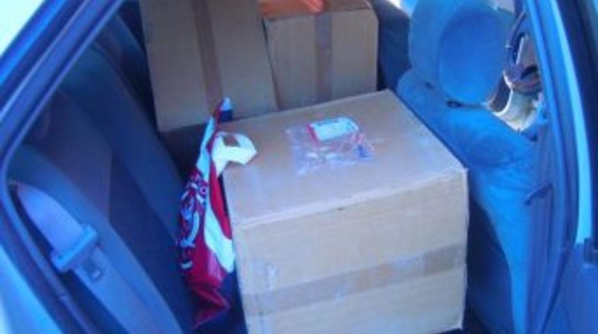 Aksaray'da Ka&ccedil;ak Sigara Kağıdı Ele Ge&ccedil;irildi