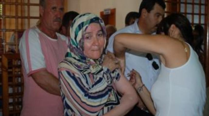 Fethiye&rsquo;de Hacı Adayları Aşılandı