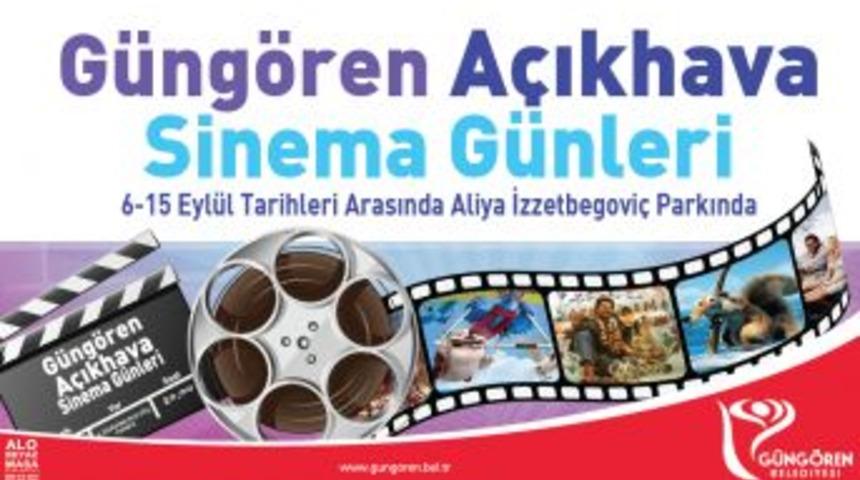 G&uuml;ng&ouml;ren A&ccedil;ıkhava sinema g&uuml;nleri başlıyor