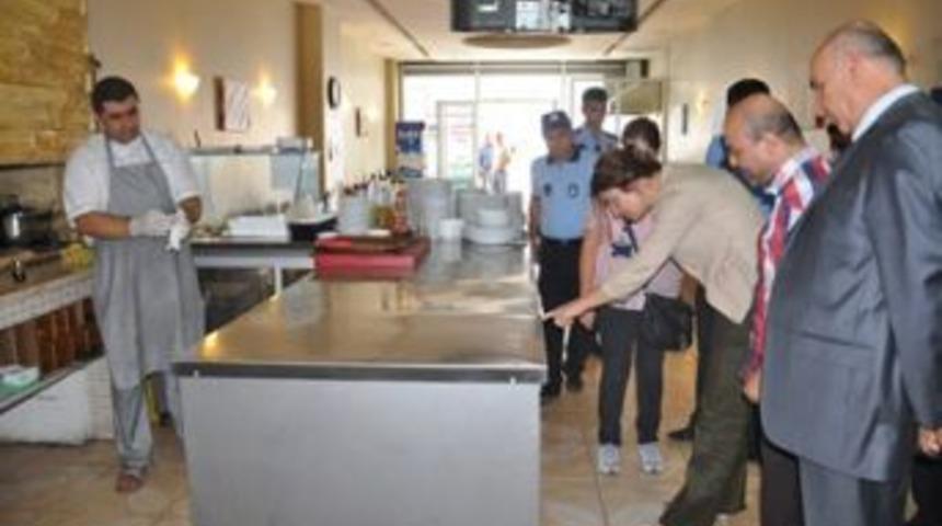 Mimaroba esnafına gıda denetlemesi yapıldı