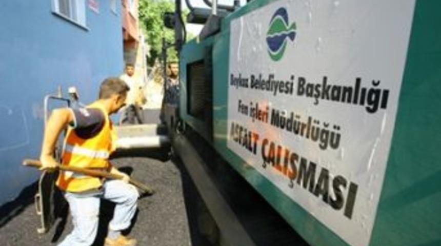 Beykoz&rsquo;da asfalt atağı başladı