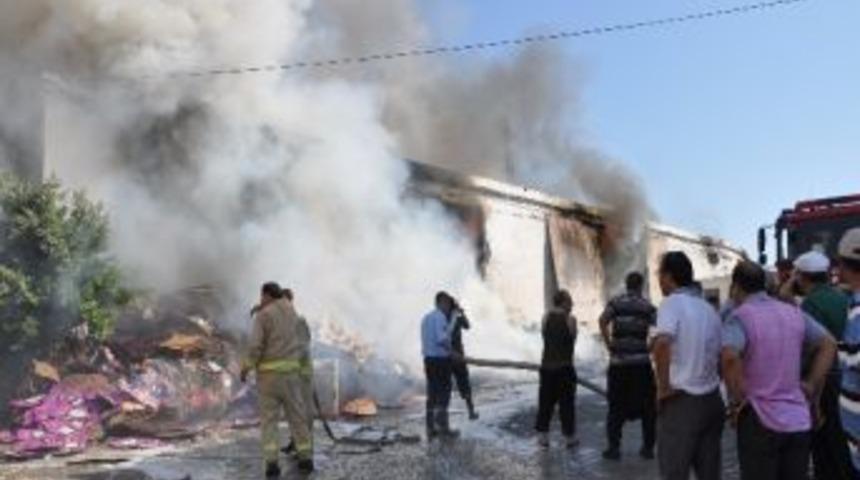 Limon Paketleme Tesisindeki Yangın S&ouml;nd&uuml;r&uuml;ld&uuml;