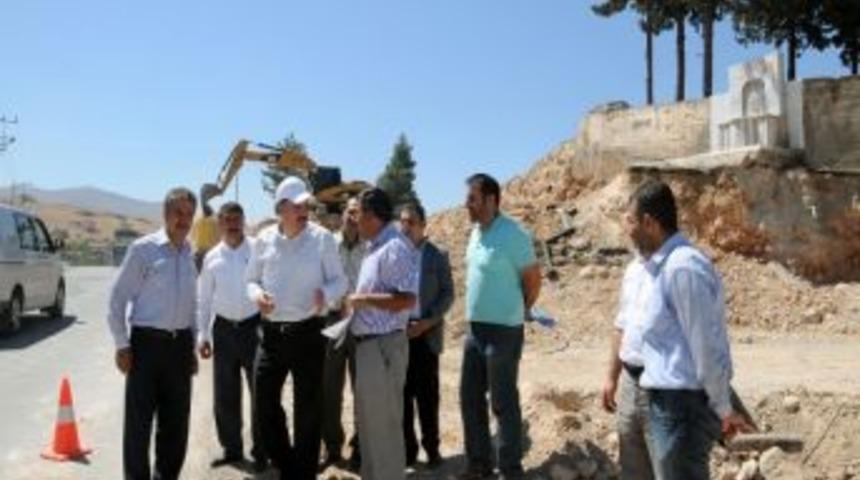 Başkan &Ccedil;akır, Tecde Yolunda İnceleme Yaptı