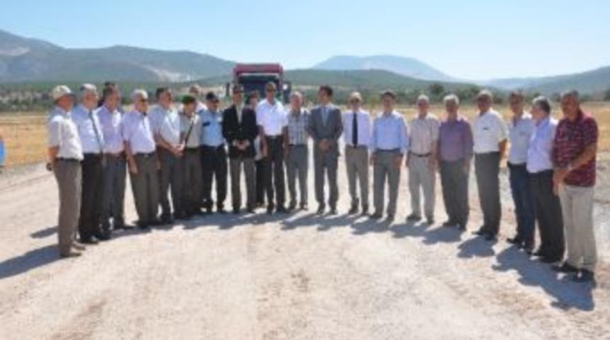 Soma&rsquo;da Kamyon Trafiği &Ccedil;evre Yoluna Aktarıldı