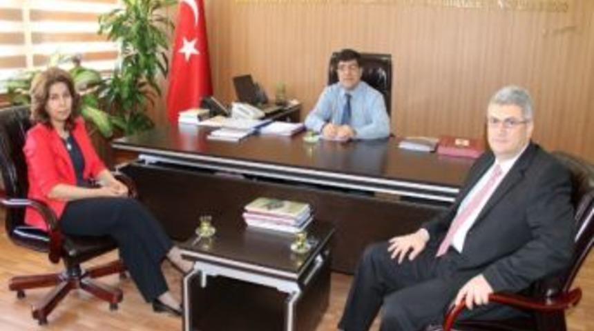 Ulusal Ajans Proje Uzmanlarından Milli Eğitim M&uuml;d&uuml;r&uuml; Aksoy&rsquo;a Ziyaret