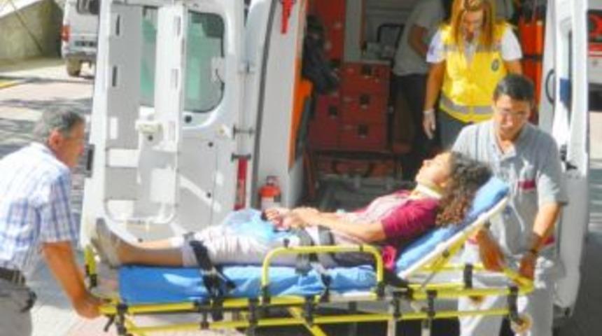 Virajı Alamayan Ara&ccedil; Yoldan &Ccedil;ıktı