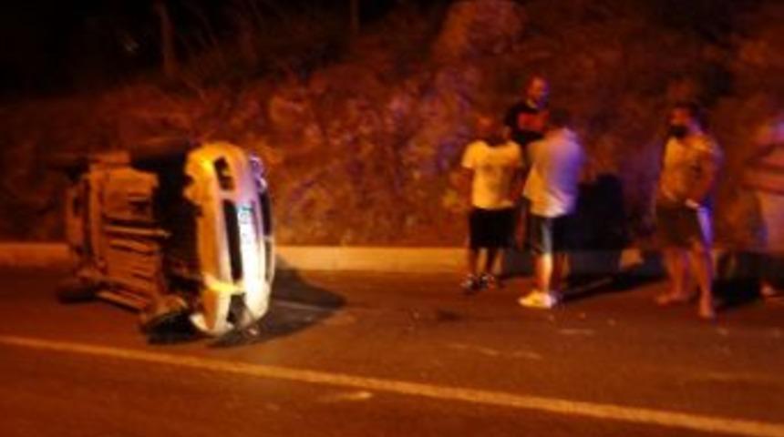 Bodrum&rsquo;da Trafik Kazası; 1 Yaralı