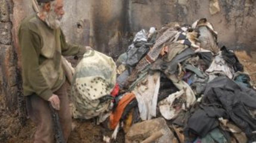 Evi Yanan Kimsesiz Adam Dışarıda Kaldı