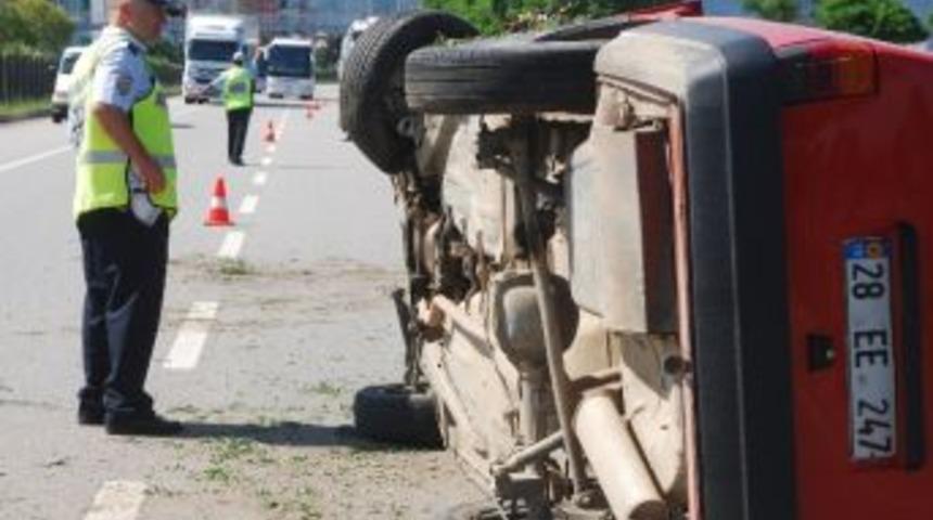 Giresun'da Kaza Ucuz Atlatıldı