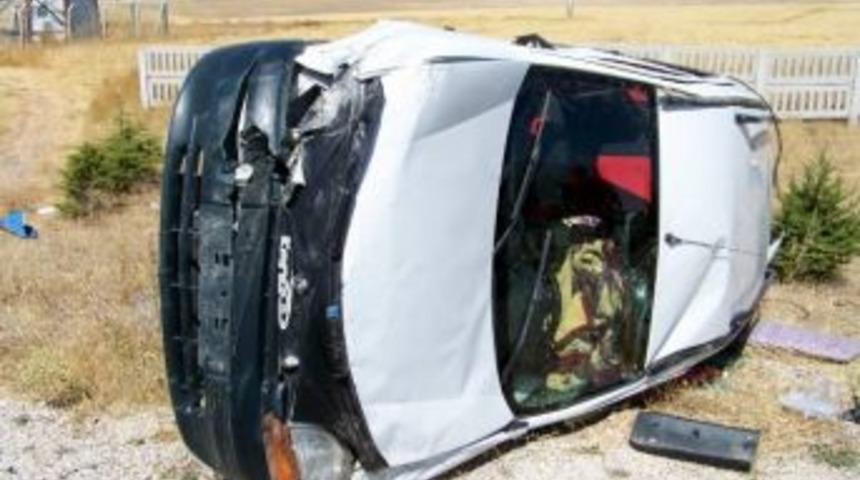 Sivrihisar'da Otomobil Şarampole Devrildi: 8 Yaralı