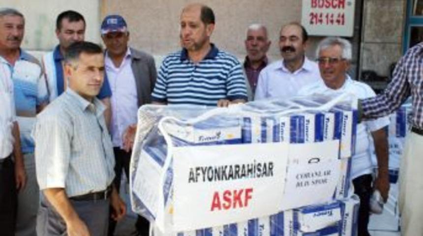 ASKF, krampon dağıttı