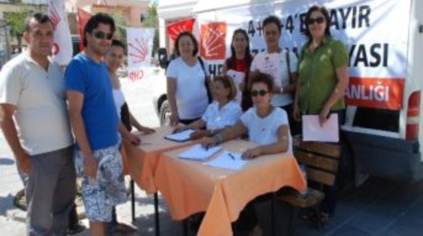 Chp&rsquo;li Bayanlardan Yeni Eğitim Sistemine Karşı İmza Kamnpanyası