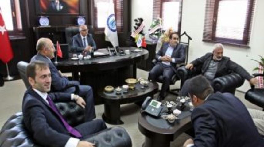 Milletvekili &Ouml;zbek&rsquo;ten Rekt&ouml;r Budak&rsquo;a Tebrik Ziyareti