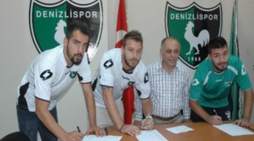 Denizlispor 3 Oyuncuyla S&ouml;zleşme İmzaladı