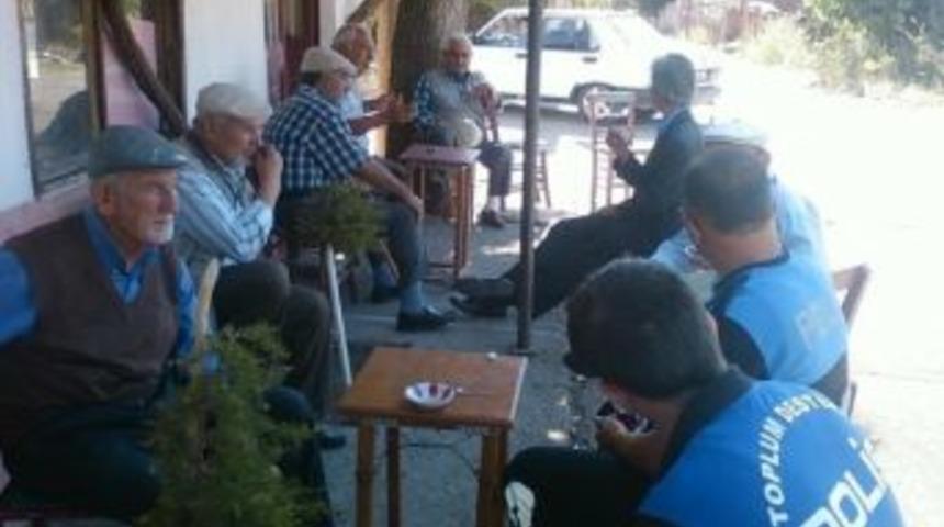 Aksaray&rsquo;da Polis Vatandaş El Ele