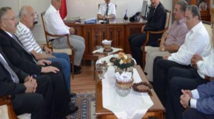 İşadamlarından Vali Şahin&rsquo;e Ziyaret