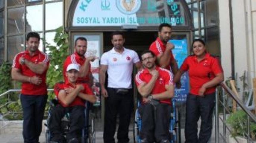 Ke&ccedil;i&ouml;ren Belediyesi'nden Engelli Sporculara Destek