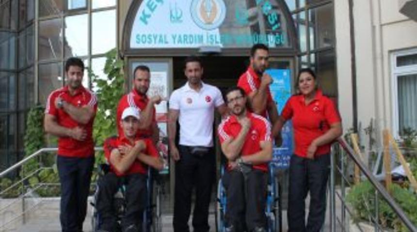 T&uuml;rkiye'yi Brezilya'da Temsil Edecek Engelli Sporcular, Ke&ccedil;i&ouml;ren'de Kampa Girdi