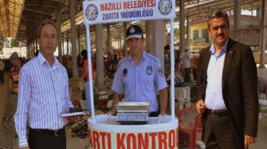 Nazilli&rsquo;de Zabıta Yeni Hal Kanunu Uyguluyor