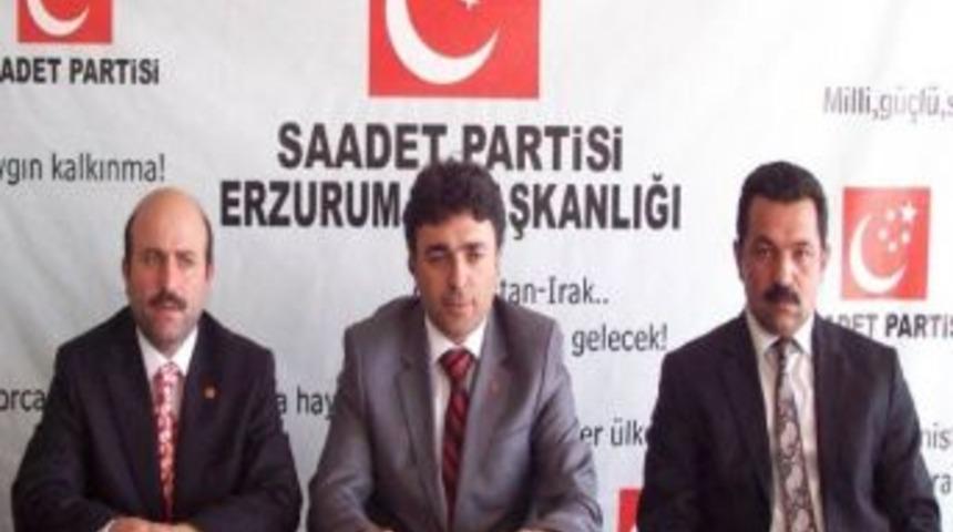 Sp Erzurum İl Başkanı &Ccedil;alık&rsquo;tan Haftalık Basın Toplantısı