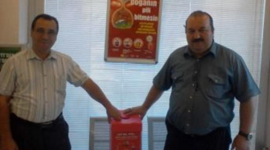 K&uuml;re Ptt&rsquo;de Atık Pil Kampanyası!