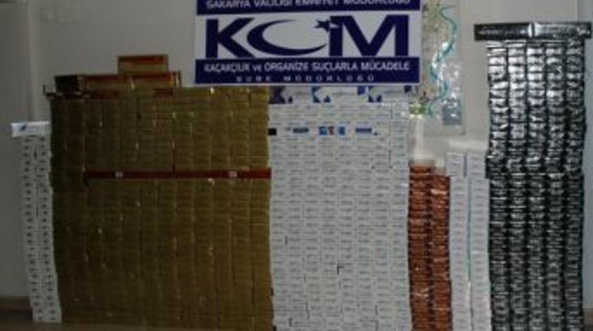 Sakarya'da Ka&ccedil;ak Sigara Operasyonu