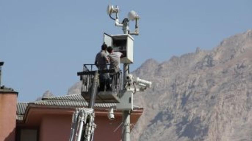 Hakkari&rsquo;de Mobese Kameraları Sayısı Arttırıldı