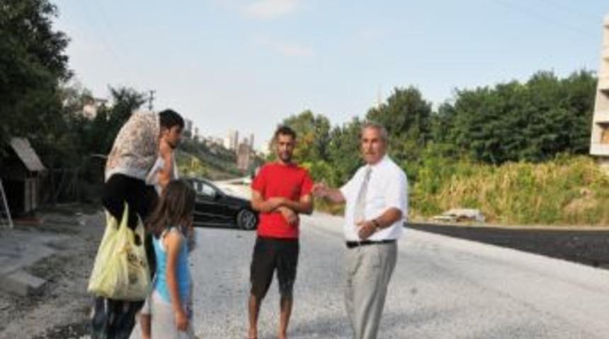 İlkadım&rsquo;da Sathi Kaplama &Ccedil;alışması