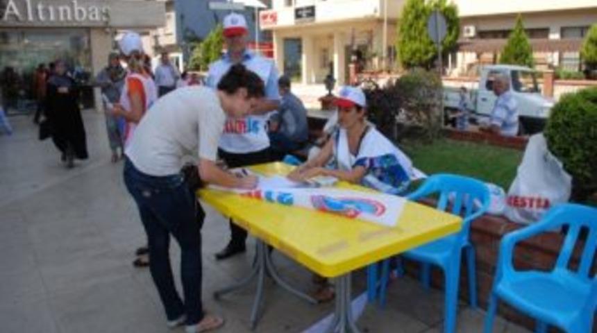 Biga’da "4+4+4"e Karşı İmza Kampanyası