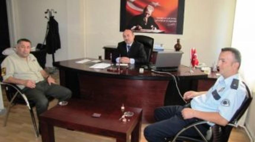 Hisarcık Milli Eğitim M&uuml;d&uuml;r&uuml; İlhan Cebeci&rsquo;ye &lsquo;hayırlı Olsun&lsquo; Ziyaretleri