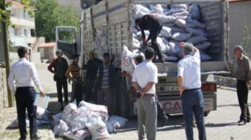 Solhan Sydv K&ouml;m&uuml;r Dağıtımına Başladı