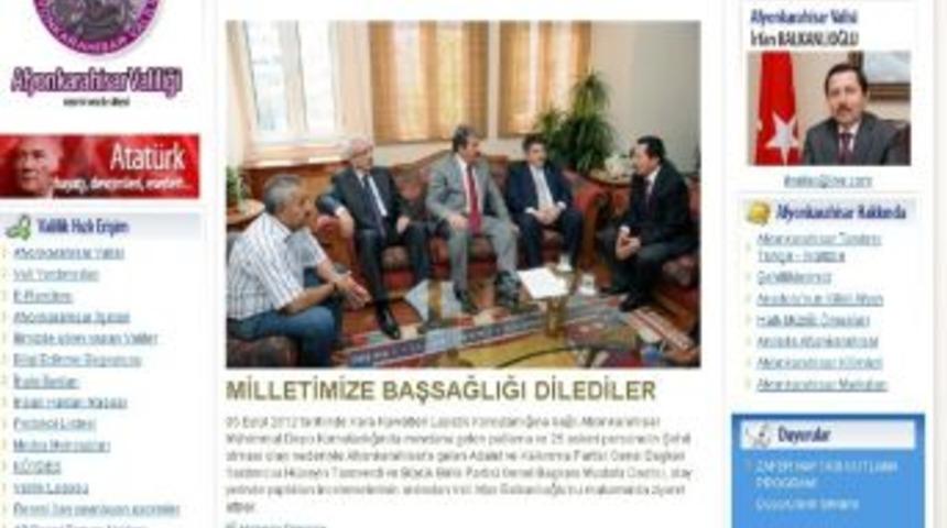 Afyonkarahisar Valiliği, Ziyaret Haberini Siteden Kaldırdı