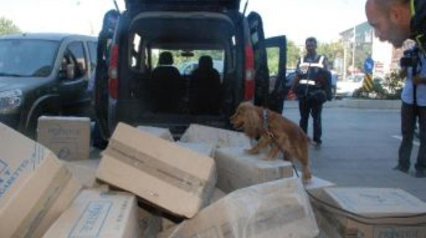 Kırıkkale&rsquo;de 10 Bin Paket Ka&ccedil;ak Sigara Ele Ge&ccedil;irildi
