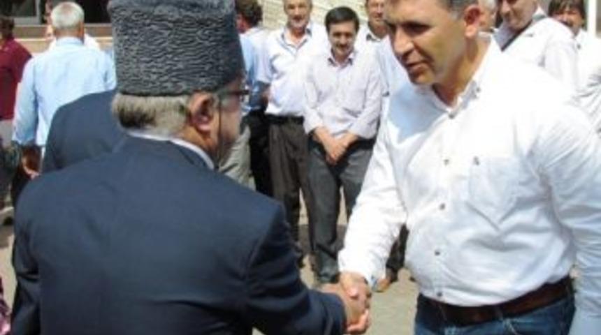 &Ouml;demiş Yeni Kaymakamıyla Buluştu