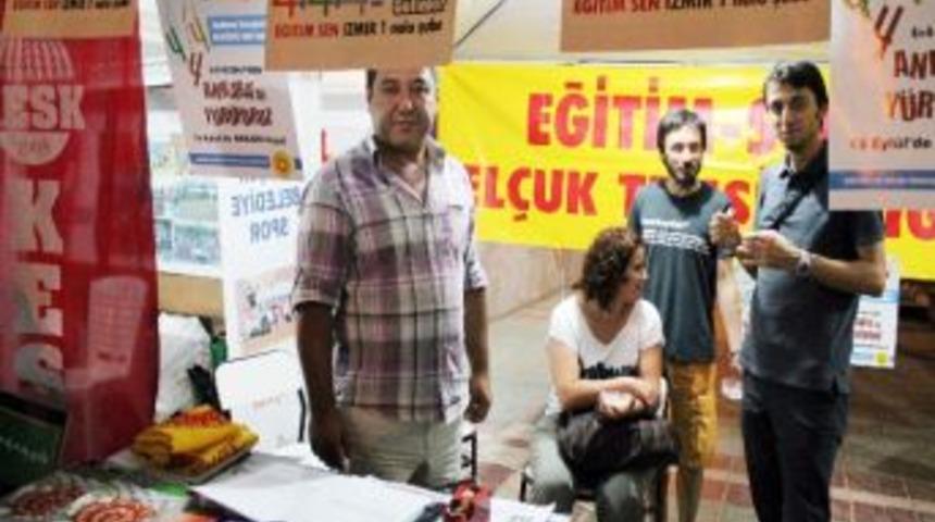 Eğitim-sen Festivalde Stant A&ccedil;tı