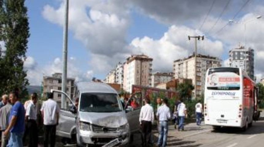 Samsun&rsquo;da Trafik Kazası: 1 Yaralı