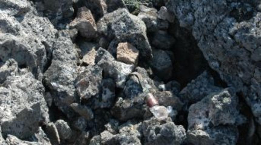 Hatay'da bir valiz dolusu bomba bulundu