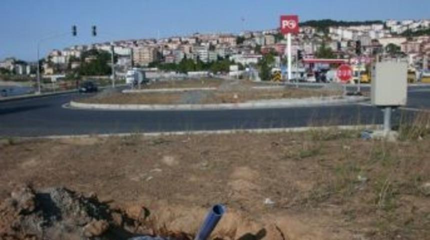 Alaplı Ge&ccedil;işi Işıklandırma &Ccedil;alışması Başladı