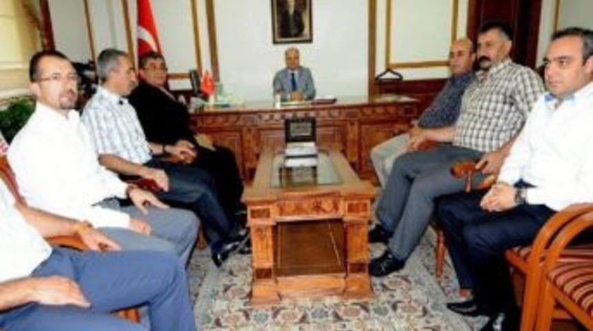 Kırşehir Tso Heyeti Vali &Ccedil;akacak&rsquo;ı Ziyaret Etti
