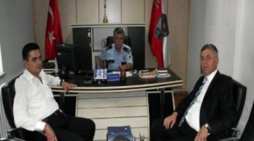 Belediye Başkanı Yal&ccedil;ın&rsquo;dan Emniyet Amiri &Ccedil;etin&rsquo;e Hoşgeldin Ziyareti
