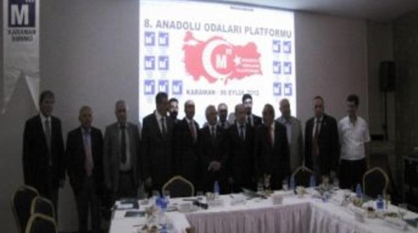 8.anadolu Odalar Platformu Karaman'da Yapıldı