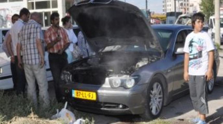 Seyir Halindeki Otomobilde Yangın