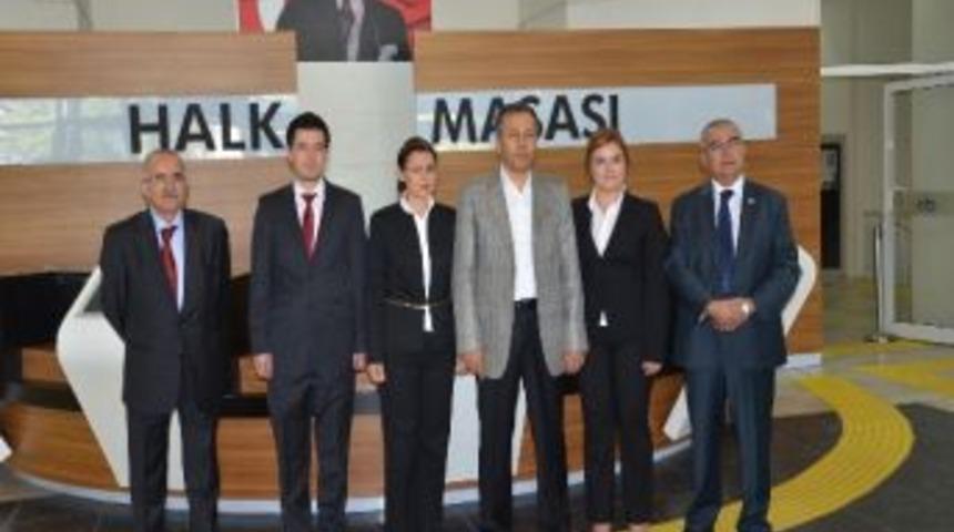 Tekirdağ Valisi Ali Yerlikaya`dan &Ccedil;orlu Belediyesine Ziyaret